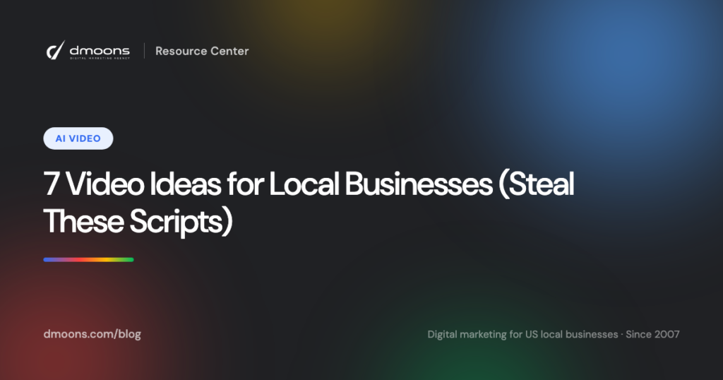 7 Video Ideas for Local Businesses (Steal These Scripts)